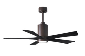 Patricia-5 52'' Ceiling Fan in Textured Bronze (101|PA5-TB-BK-52)