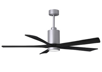 Patricia-5 60'' Ceiling Fan in Brushed Nickel (101|PA5-BN-BK-60)