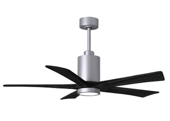 Patricia-5 52'' Ceiling Fan in Brushed Nickel (101|PA5-BN-BK-52)