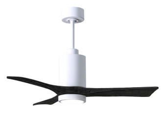 Patricia-3 42'' Ceiling Fan in Gloss White (101|PA3-WH-BK-42)