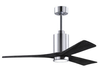 Patricia-3 52'' Ceiling Fan in Polished Chrome (101|PA3-CR-BK-52)