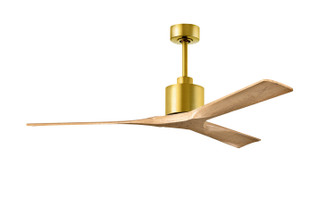 Nan 60'' Ceiling Fan in Brushed Brass (101|NK-BRBR-LM-60)