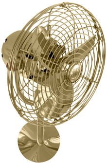 Michelle Parede 13'' Wall Fan in Polished Brass (101|MP-PB-MTL)