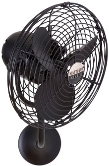 Michelle Parede 19''Wall Fan in Matte Black (101|MP-BK-MTL)