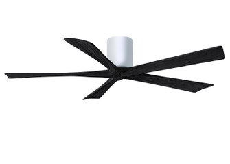 Irene-5H 60'' Ceiling Fan in Gloss White (101|IR5H-WH-BK-60)
