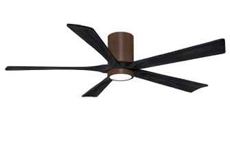 Irene-5HLK 60'' Ceiling Fan in Walnut Tone (101|IR5HLK-WN-BK-60)