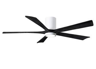 Irene-5HLK 60'' Ceiling Fan in Gloss White (101|IR5HLK-WH-BK-60)