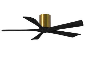 Irene 52''Ceiling Fan in Brushed Brass (101|IR5H-BRBR-BK-52)