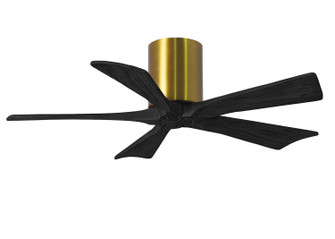 Irene-5H 42'' Ceiling Fan in Brushed Brass (101|IR5H-BRBR-BK-42)