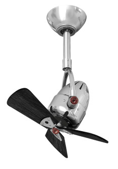Diane 16'' Ceiling Fan in Polished Chrome (101|DI-CR-WDBK)