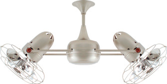 Duplo-Dinamico Ceiling Fan in Brushed Nickel (101|DD-BN-MTL-DAMP)