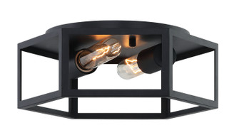 Creed Two Light Ceiling Mount in Matte Black (423|X64502MB)