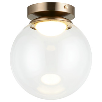 Boble LED Flush Mount in Aged Gold Brass (423|X61311AGCL)
