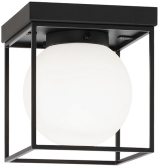 Squircle One Light Flush Mount in Black (423|X03801BK)