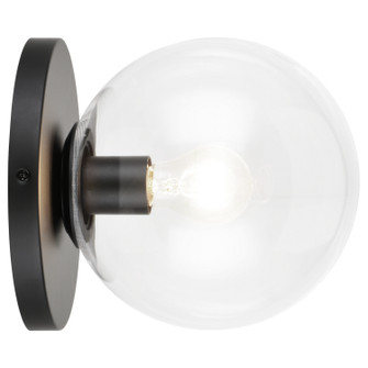 Cosmo One Light Wall Sconce/Ceiling Mount in Black (423|WX06011BKCL)