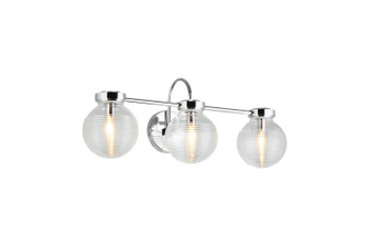 Ridge Three Light Wall Sconce in Chrome (423|W84003CHCL)