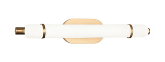 FINNEGAN LED Vanity in Aged Gold Brass (423|S10424AG)