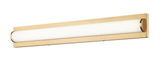 Psyra LED Vanity in Aged Gold Brass (423|S08934AG)
