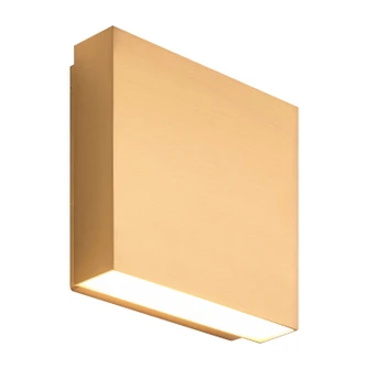 WESTON LED Outdoor Lantern in Aged Gold Brass (423|S06606AG)