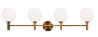 Cosmo One Light Wall Sconce in Aged Gold Brass (423|S06004AGOP)