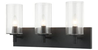 Candela Three Light Wall Sconce in Matte Black (423|S04903MBCL)
