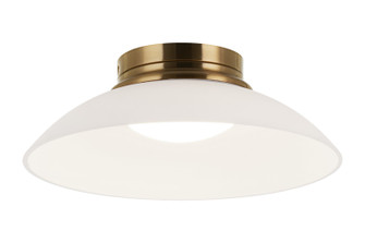 LUNA LED Flush Mount in Aged Gold Brass (423|M16401AGFR)