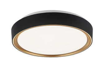 Alamus LED Ceiling Mount in Aged Gold Brass / Matte Black (423|M10601BKGL)