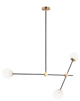 Cosmic Three Light Pendant in Aged Gold Brass (423|C78713AGOP)