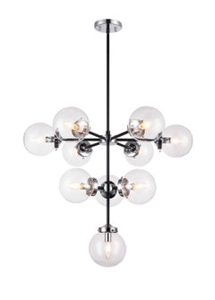 Maru Ten Light Chandelier in Chrome (423|C72310CHCL)
