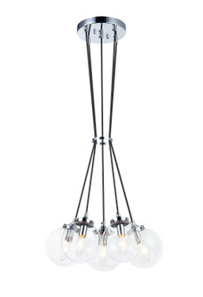 The Bougie Five Light Chandelier in Chrome (423|C63005CHCL)