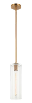 LINCOLN One Light Pendant in Aged Gold Brass (423|C32511AG)