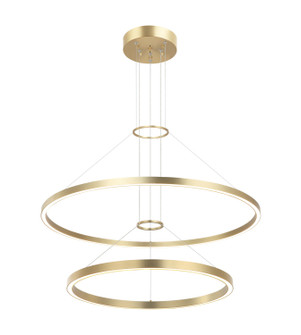 O'HARA LED Chandelier in Brushed Gold (423|C30856BG)