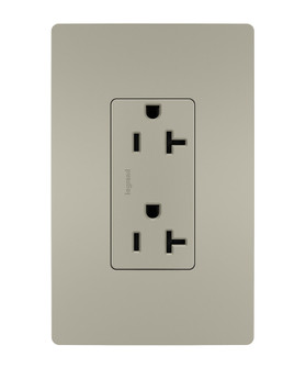 radiant Spec Grade 20A Tamper-Resistant Receptacle in Nickel (246|TR26352RNICC6)