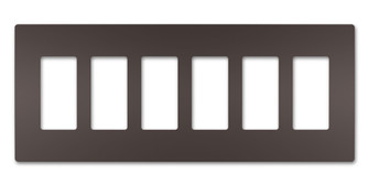 radiant Six-Gang Screwless Wall Plate in Dark Bronze (246|RWP266DB)
