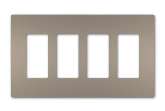 radiant Four-Gang Screwless Wall Plate in Nickel (246|RWP264NI)