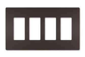 radiant Four-Gang Screwless Wall Plate in Dark Bronze (246|RWP264DB)