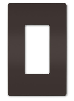 radiant One-Gang Screwless Wall Plate in Brown (246|RWP26)
