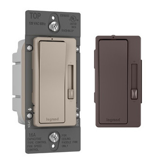 radiant Fan Speed Control Switch and De-Hummer, Single-Pole/3-Way in Bi-Color (246|RHDH163PBCCCV4)
