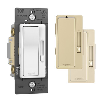 radiant Incandescent 700W 3-Way Dimmer in Tri Color (WH, IV, LA) (246|RH703PTC)
