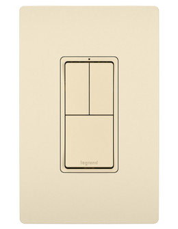radiant Two Single-Pole Switches and Single Pole/3-Way Switch in Light Almond (246|RCD113LA)