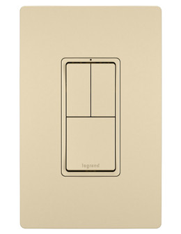 radiant Two Single-Pole Switches and Single Pole/3-Way Switch in Ivory (246|RCD113I)