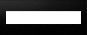adorne Six-Gang Screwless Wall Plate with Microban in Graphite (246|AWP6GGR1)