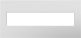 adorne Five-Gang Screwless Wall Plate with Microban in Gloss White (246|AWP5GWH1)