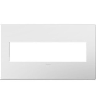 Adorne Gang Wall Plate in White (246|AWP4GWHW4)