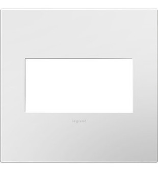 Adorne Gang Wall Plate in White (246|AWP2GWH4)