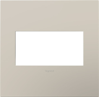 adorne Two-Gang Screwless Wall Plate in Greige (246|AWP2GGG4)