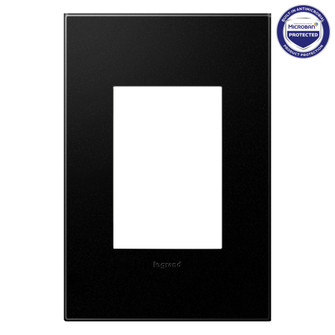 adorne One-Gang-Plus Screwless Wall Plate with Microban in Graphite (246|AWP1G3GR4)