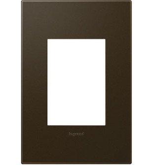 adorne One-Gang-Plus Screwless Wall Plate in Bronze (246|AWP1G3BR4)