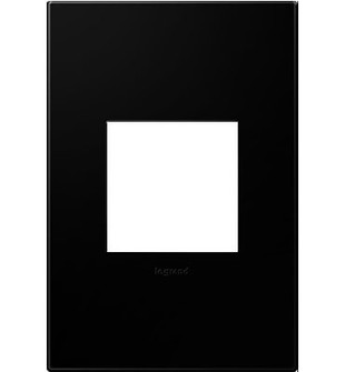 Adorne One-Gang Screwless Wall Plate in Black (246|AWP1G2NK4)