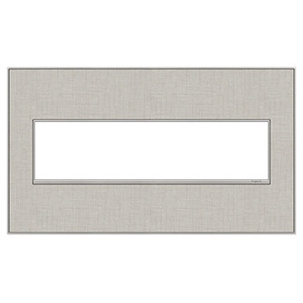 adorne Four-Gang Screwless Wall Plate in True Linen (246|AWM4GTL4)